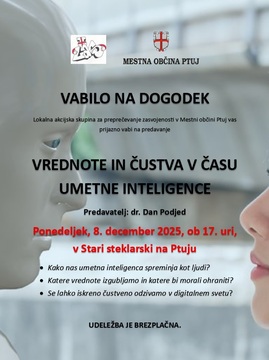 Vrednote in čustva v času umetne inteligence