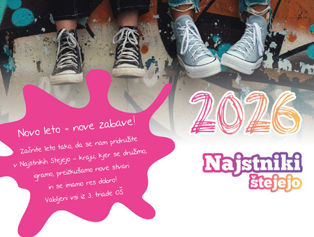 Najstniki štejejo 2026