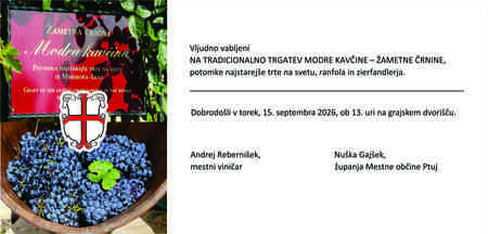 Tradicionalna trgatev 2026