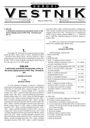 URADNI VESTNIK MESTNE OBČINE PTUJ, ŠT. 1/2026